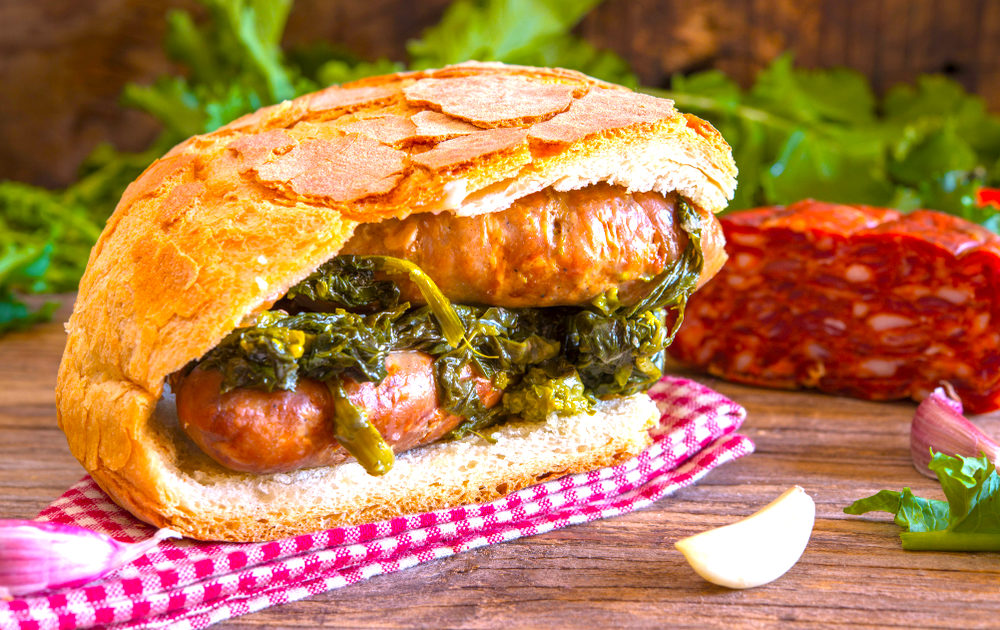 italian sausage sandwich