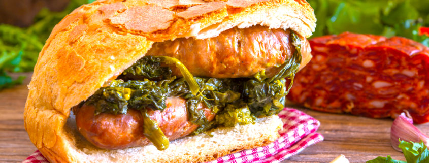 italian sausage sandwich